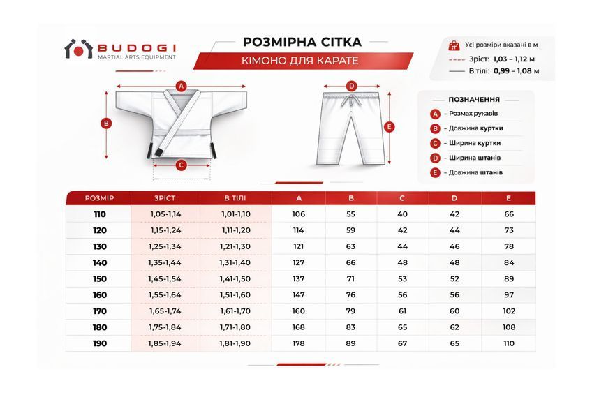 Біле жіноче кімоно для карате TM BUDOGI 022011 фото