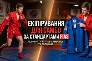 Екіпірування для самбо за стандартами FIAS: як вибрати куртку-самбовку та борцівки фото