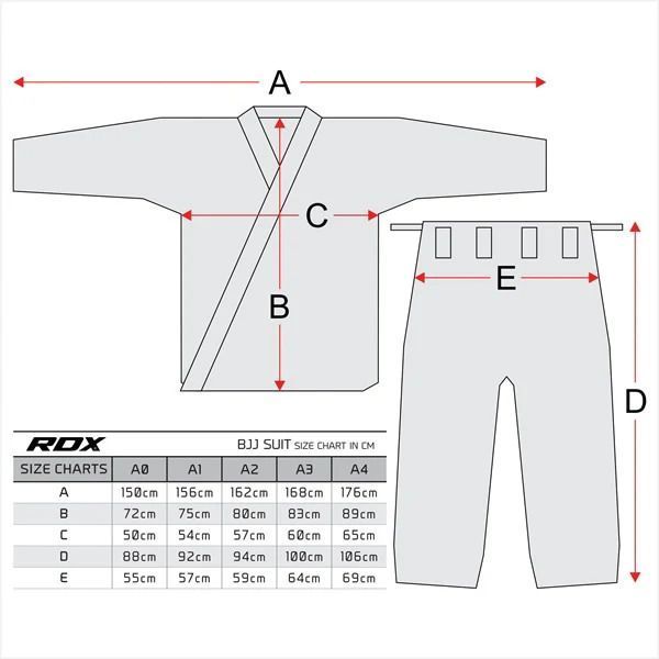 Кімоно RDX S2 BJJ Gi біле 550 GSM Pearl Weave RDX-S2-BJJ-GI-WHITE фото