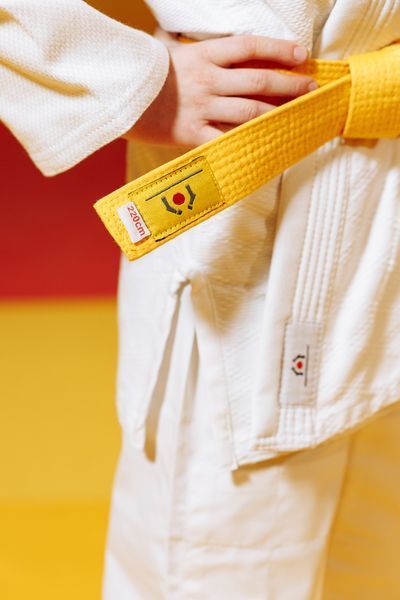 Біле дитяче кімоно для дзюдо для дівчаток TM BUDOGI BEGINNER, 350 г/м&sup2; BUDOGI-BEGINNER-GIRLS-WHITE-350 фото