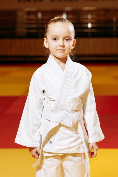 Дитяче кімоно для дзюдо для дівчинки BUDOGI BEGINNER