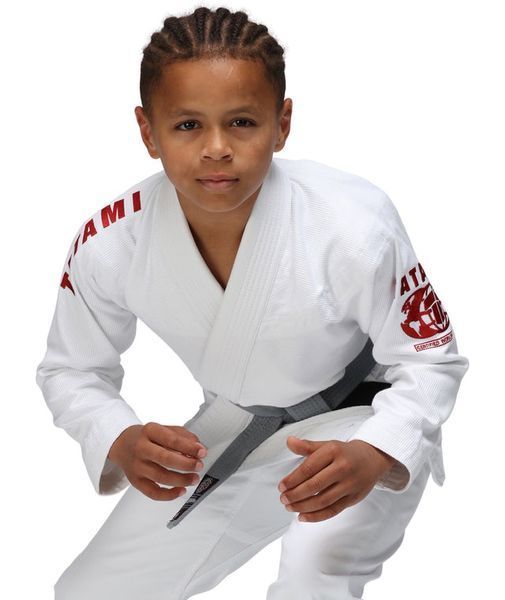 Дитяче кімоно для BJJ Raid White Pearl Weave 475 GSM біле RAID-KIDS-BJJ-WHITE фото