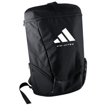 Спортивний рюкзак Adidas Jiu-Jitsu Backpack чорно-білий передній план