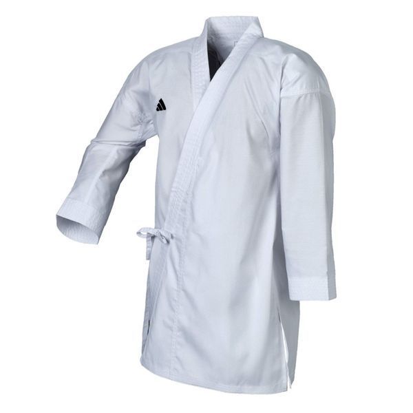 Професійне кімоно Adidas Fighter Slim Fit WKF &mdash; біле, 100% поліестер, ClimaCool ADI-KUM-FIGHT-SLIM-170 фото