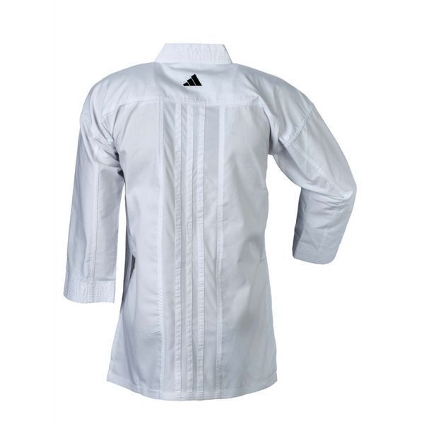 Професійне кімоно Adidas Fighter Slim Fit WKF &mdash; біле, 100% поліестер, ClimaCool ADI-KUM-FIGHT-SLIM-170 фото