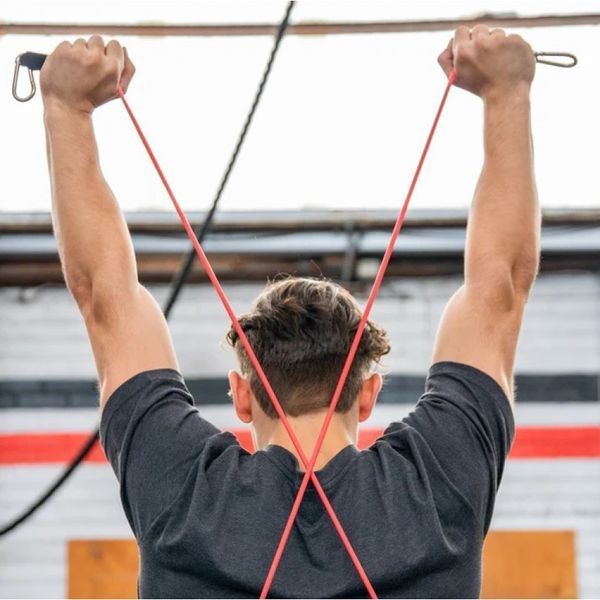 Набір трубчастих еспандерів SMAI Resistance Tube Trainer (10 гумок + аксесуари). SMAI-RES-TUBE-SET фото