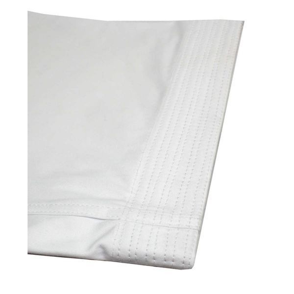 Професійне кімоно для ката Adidas Shori WKF &mdash; біле, червоні смуги на плечах (Aka), 14 oz ADI-SHORI-WKF-RED-160 фото