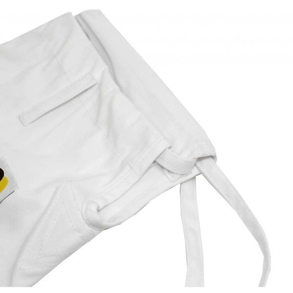 Професійне кімоно для ката Adidas Shori WKF &mdash; біле, червоні смуги на плечах (Aka), 14 oz ADI-SHORI-WKF-RED-160 фото