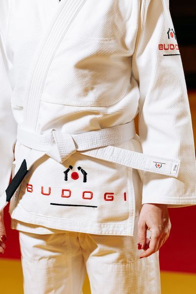 Біле жіноче кімоно для джиу-джитсу (BJJ) TM BUDOGI 50011 фото