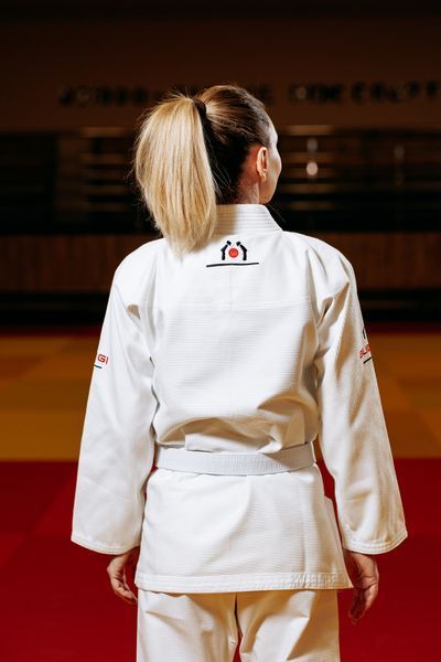 Біле жіноче кімоно для джиу-джитсу (BJJ) TM BUDOGI 50011 фото