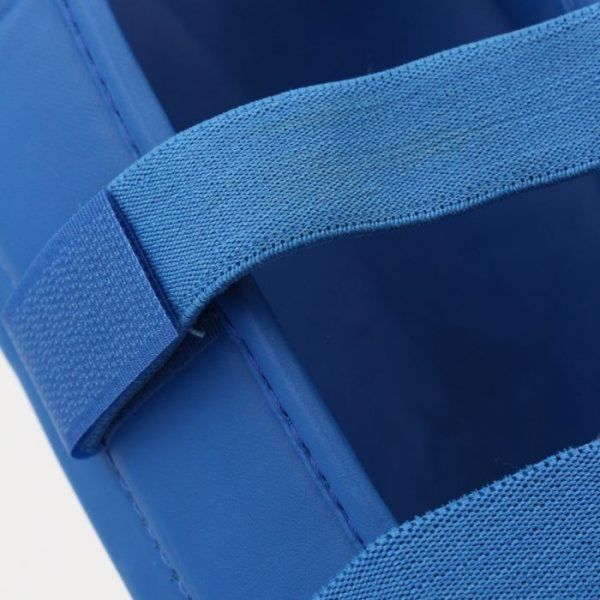 Захист гомілки та стопи Adidas WKF &mdash; синій, знімна стопа, удароміцна піна ADI-SS-WKF-BLU-S фото