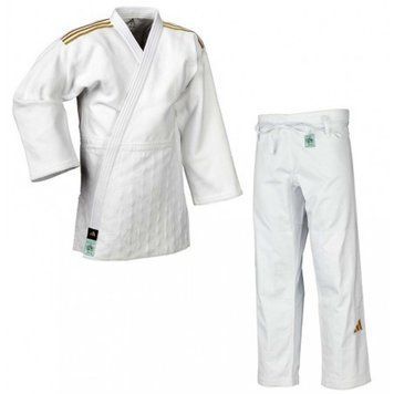 Adidas Champion III Slim Fit IJF біле кімоно для дзюдо