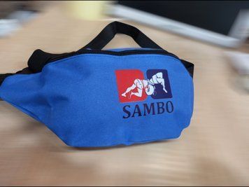 Синя поясна сумка SAMBO