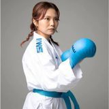 Ультралегке кімоно SMAI INAZUMA GI з синьою вишивкою